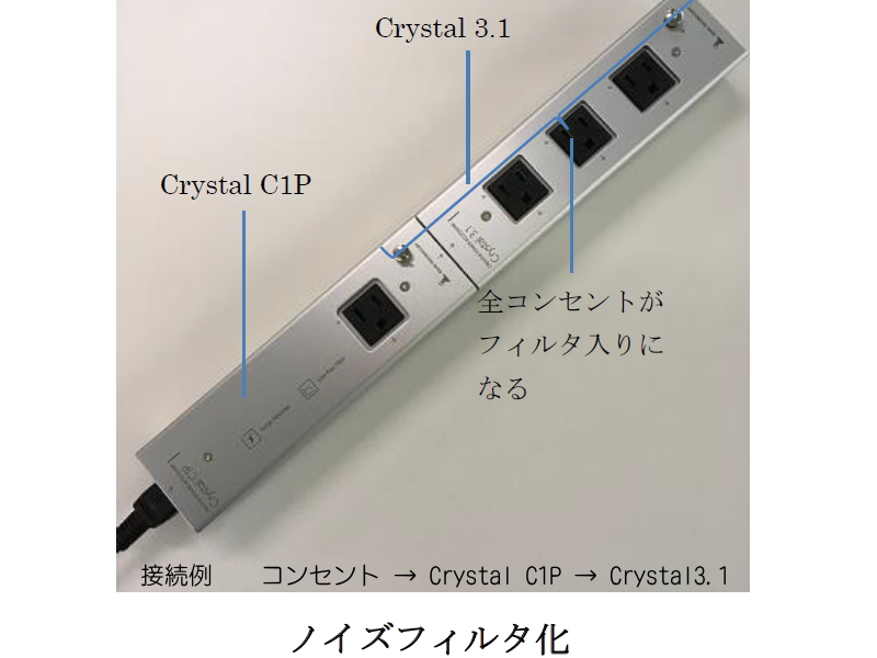 KOJO オーディオ 電源タップ Crystal C1 P-