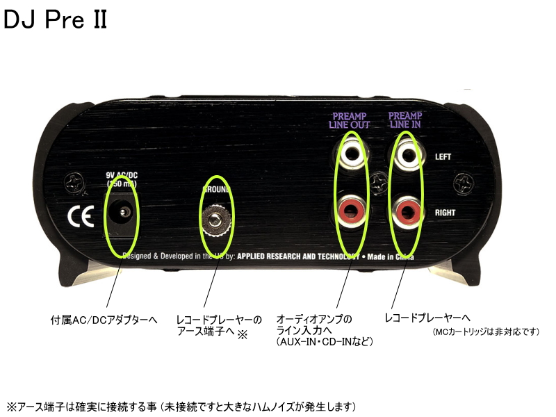 ART Precision Phono Pre MC・MM型カートリッジ対応 フォノ